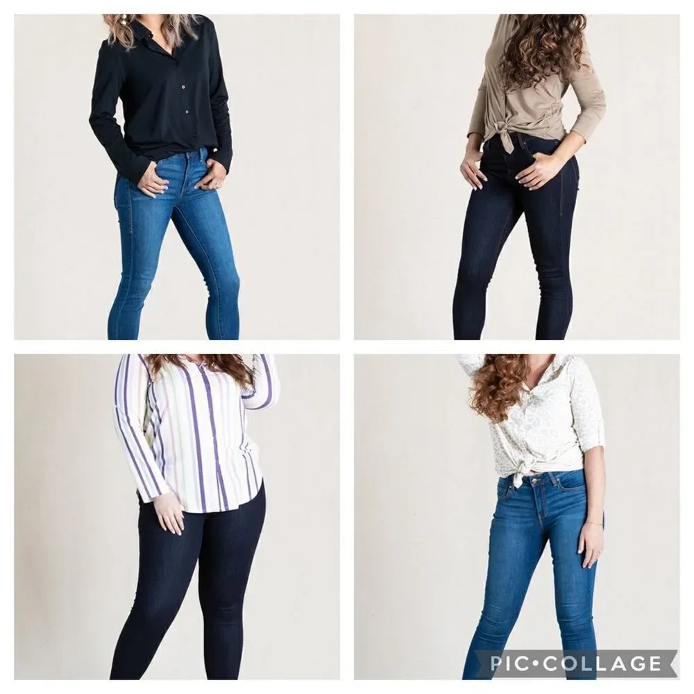 Lularoe Valentina Long Sleeve Button Down Top - Size XS